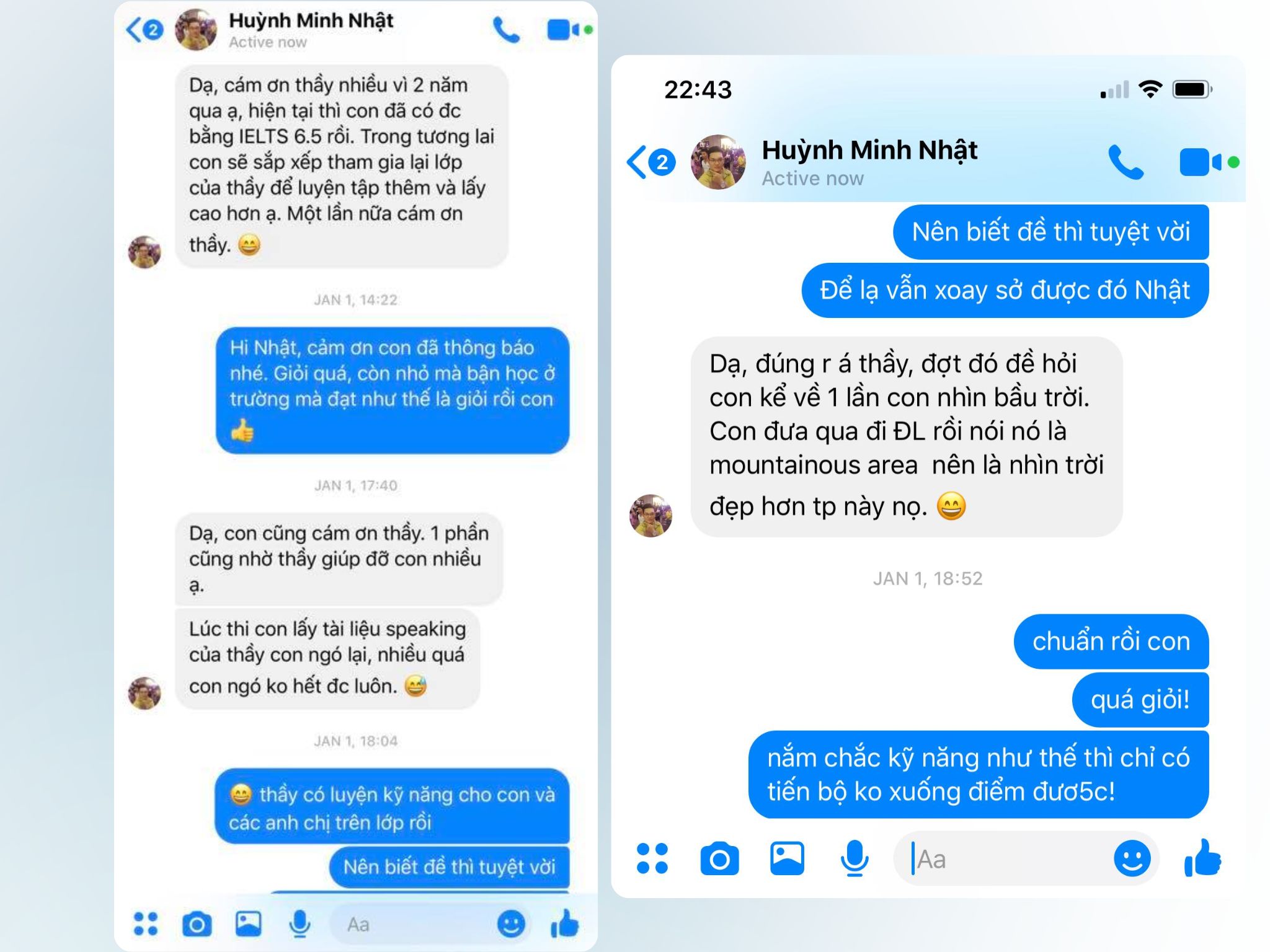 IELTS 6.5 từ Nhật - Cậu học sinh trung học phổ thông không ngừng cố gắng