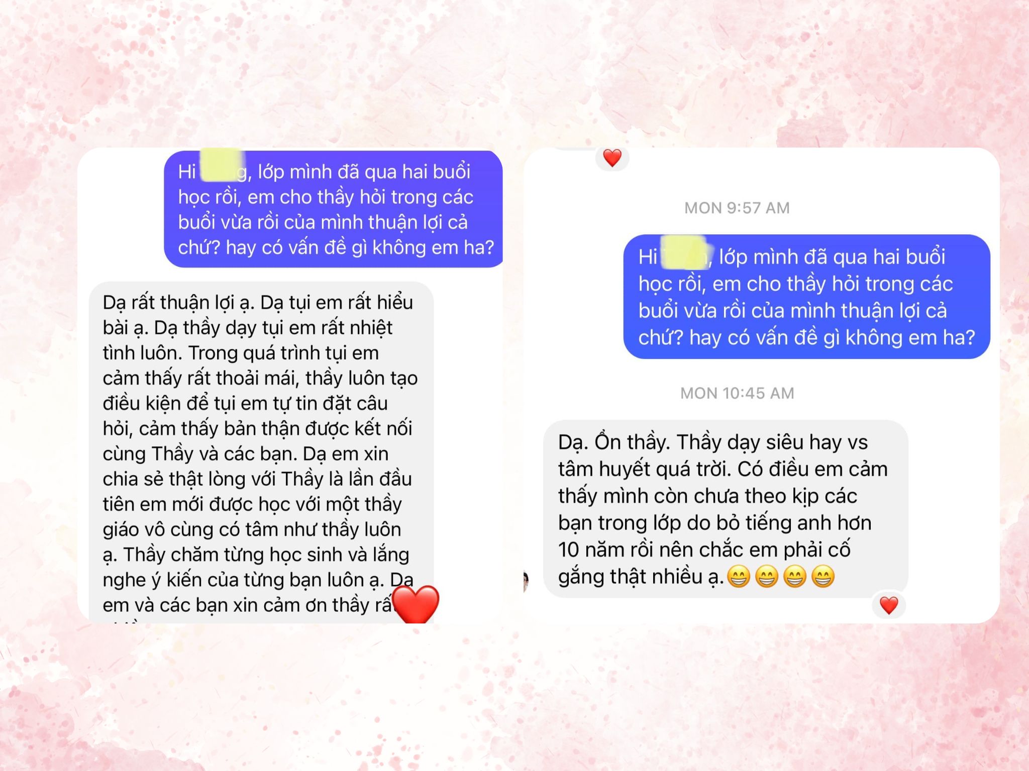 Nguồn năng lượng để mình giữ lửa trong nghiệp đào tạo