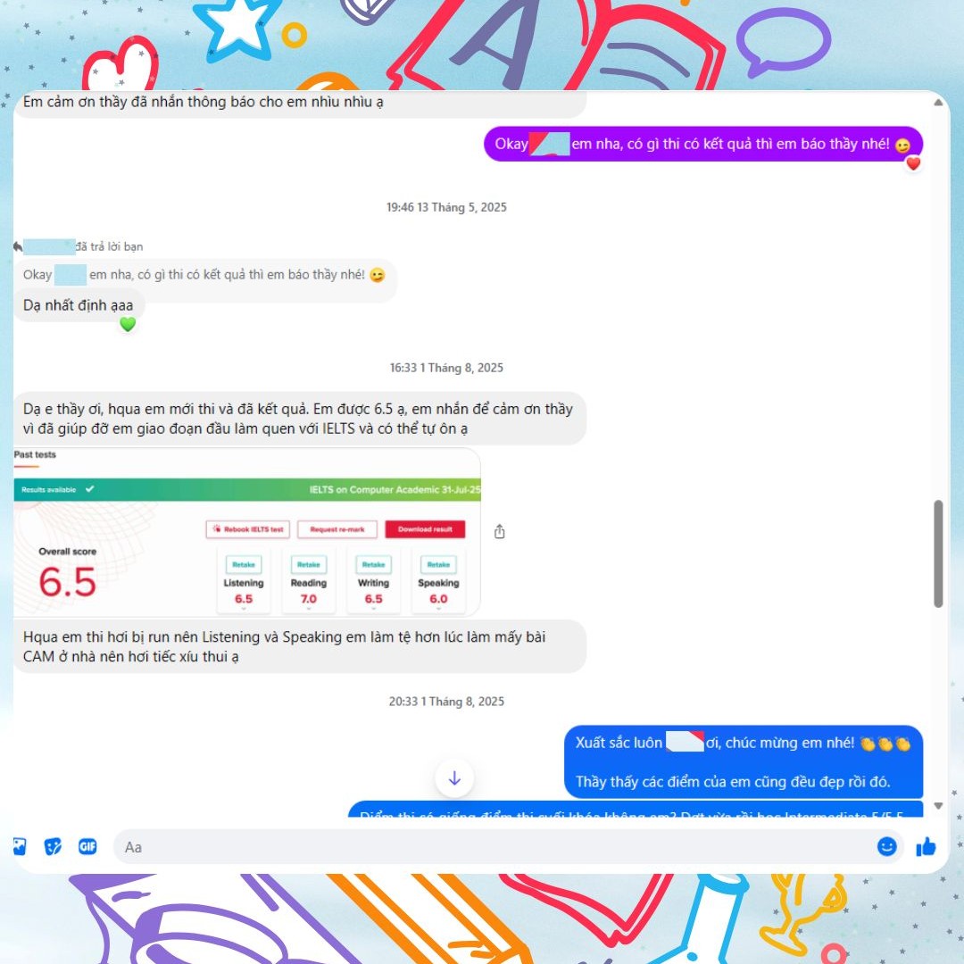 DŨNG - TỪ HỌC TRÒ CẤP BA 10 NĂM TRƯỚC ĐẾN HỌC VIÊN IELTS 6.5 HÔM NAY